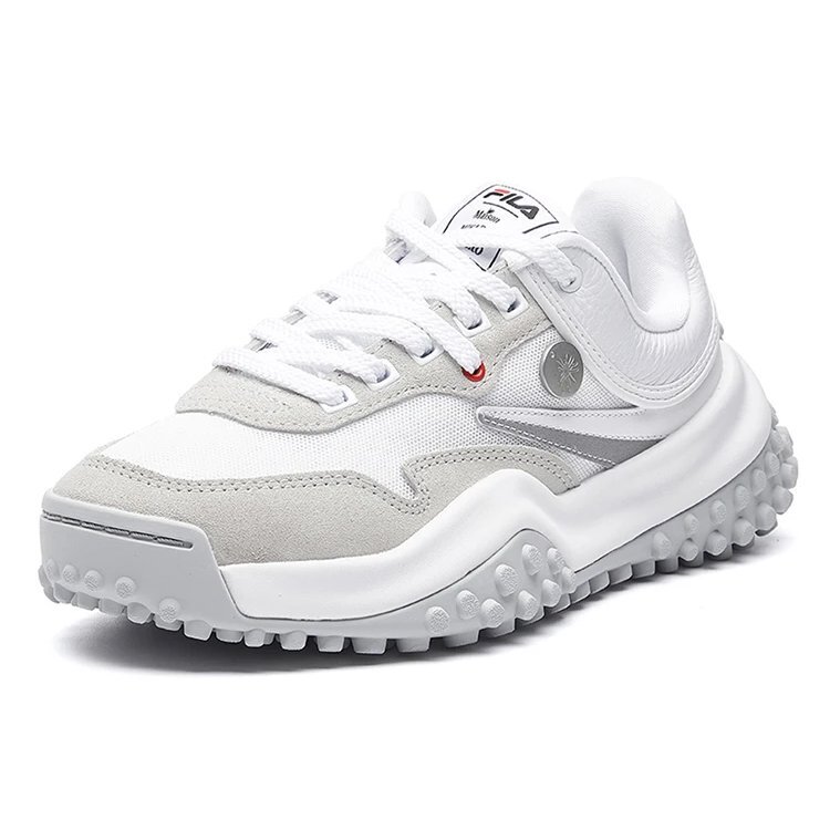 Mihara x FILA T1 Polka dot shoes white/grey