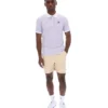 Misty Lilac BB1 Classic Vintage Striped Polo