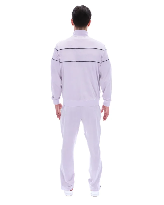 Misty Lilac Vittorio Velour Track Tops