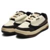 Mix Low Skate Shoes "Cream White Black"