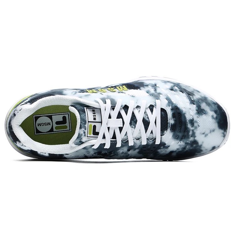 MSGM x FILA Heritage-FHT Low-Top White/Black/Bandhnu
