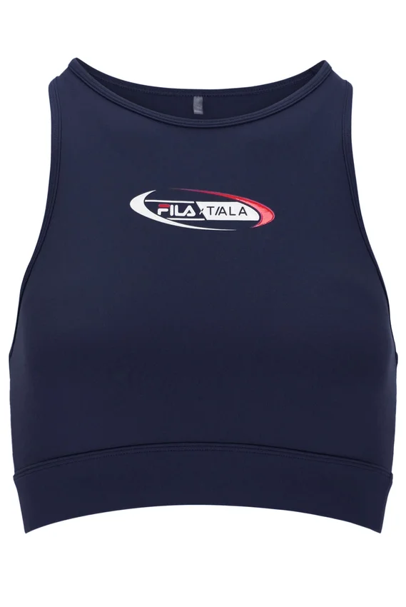 Navy FILA x TALA SKINLUXE Sports Bralette