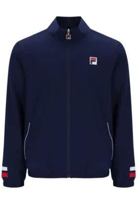 Navy Men's Tennis Track Top