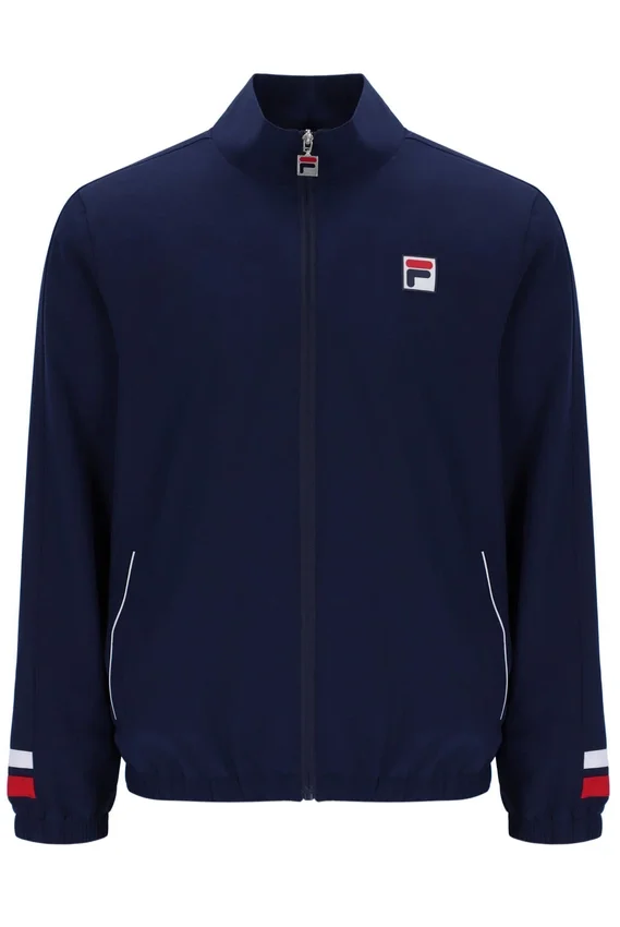 Navy Men's Tennis Track Top