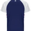 Navy Unisex Round Neck Tennis T-Shirt