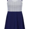 Navy Women’s Mesh Jersey Dress with Inner Shorts