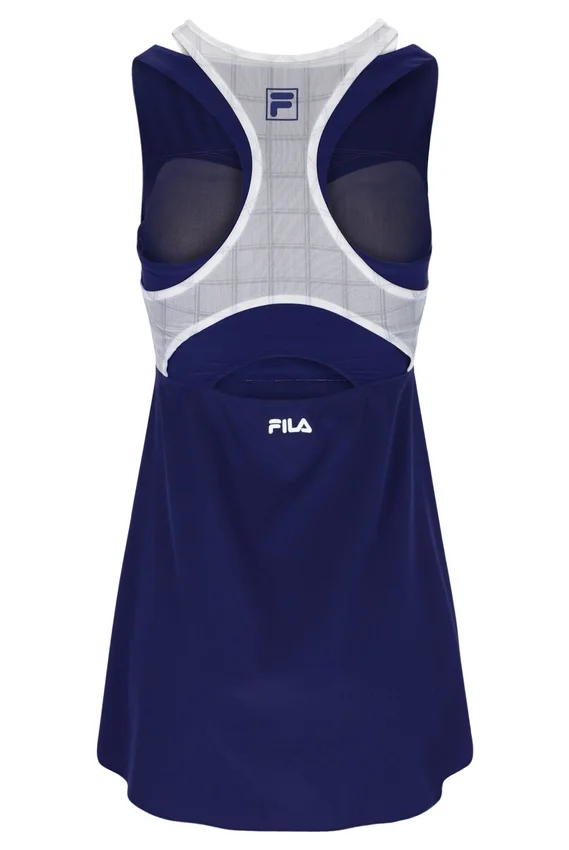 Navy Women’s Mesh Jersey Dress with Inner Shorts