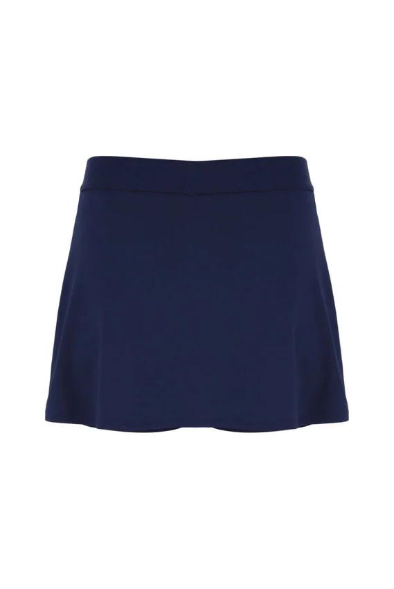 Navy Women's Split Tennis Skort