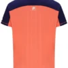 Neon Orange Men’s Henry Neck Tennis T-Shirt