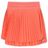 Neon Orange Women’s Pleated Wrap Tennis Skirt
