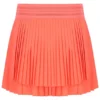 Neon Orange Women’s Pleated Wrap Tennis Skirt