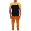Oak Buff Tiebreaker Colour Block T-Shirt