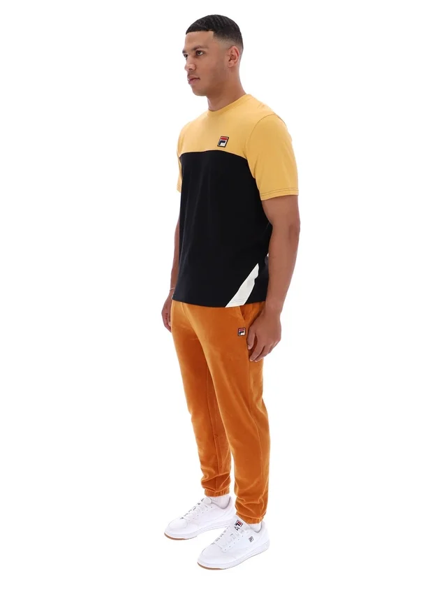 Oak Buff Tiebreaker Colour Block T-Shirt