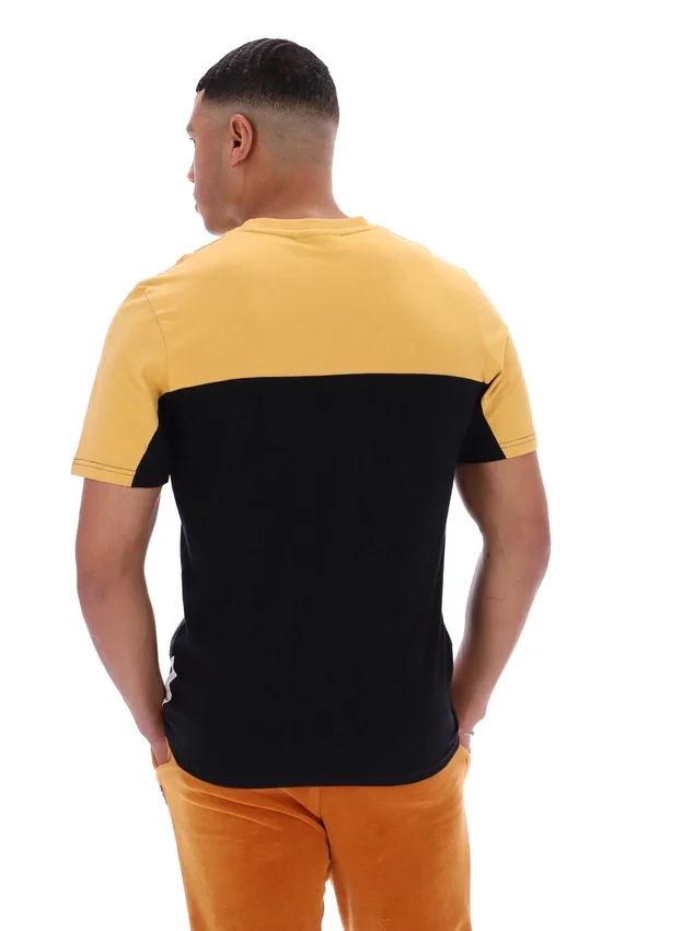 Oak Buff Tiebreaker Colour Block T-Shirt