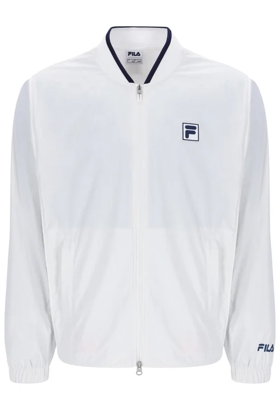 Off White Unisex Tennis Warm-Up Jacket