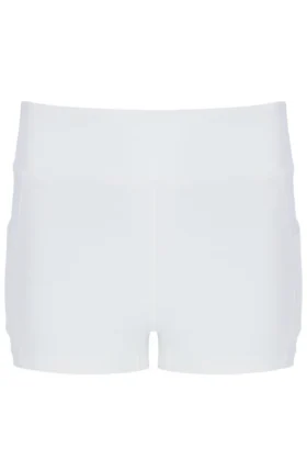 Off White Women’s Mesh Jersey Dress with Inner Shorts