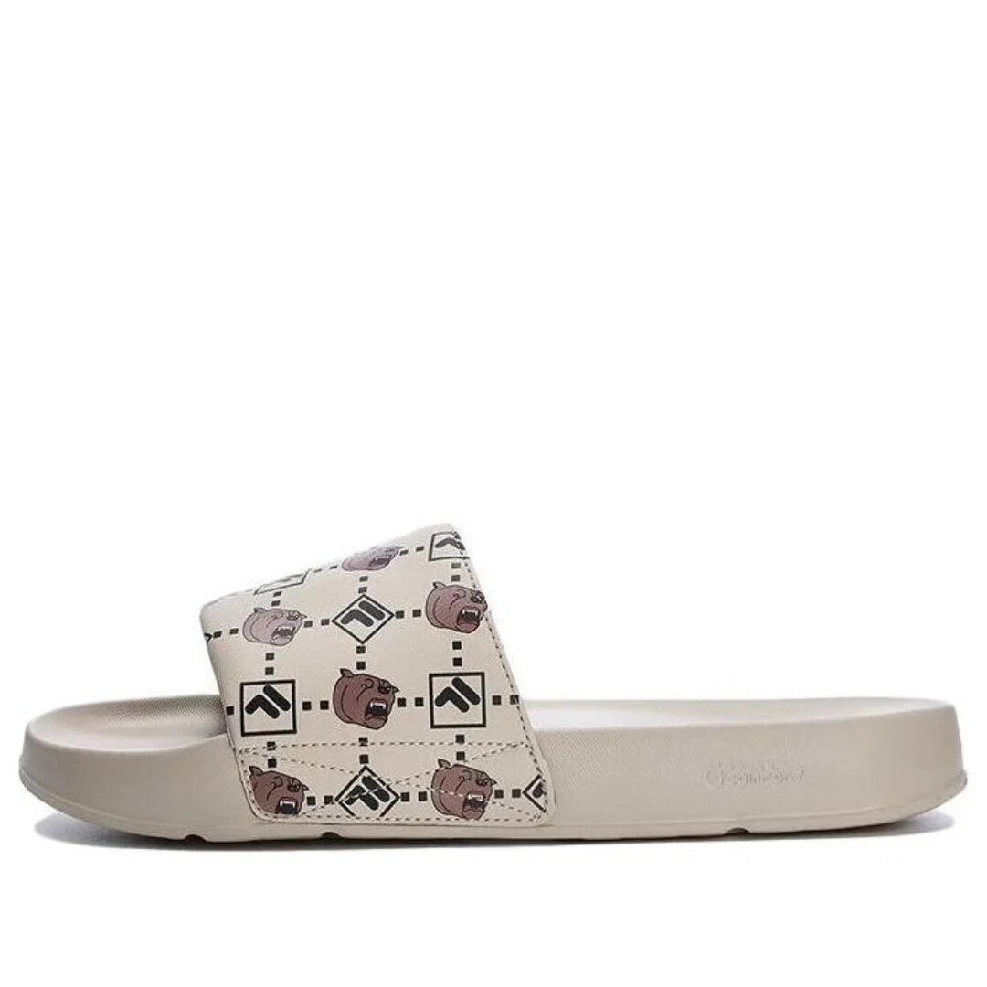 Online Exclusive Drifter Slippers "Beige Black"