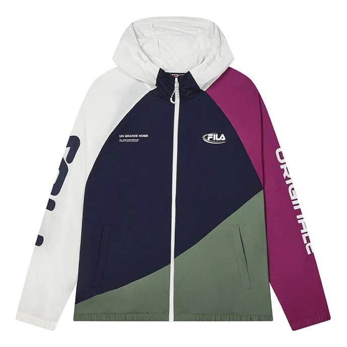 Originale Collection Jacket "White Navy Purple"