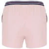 Pale Pink High Tide Terry Pocket Stripe Shorts