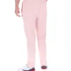 Pale Pink Molveno Pin Tuck Slim Leg Pants