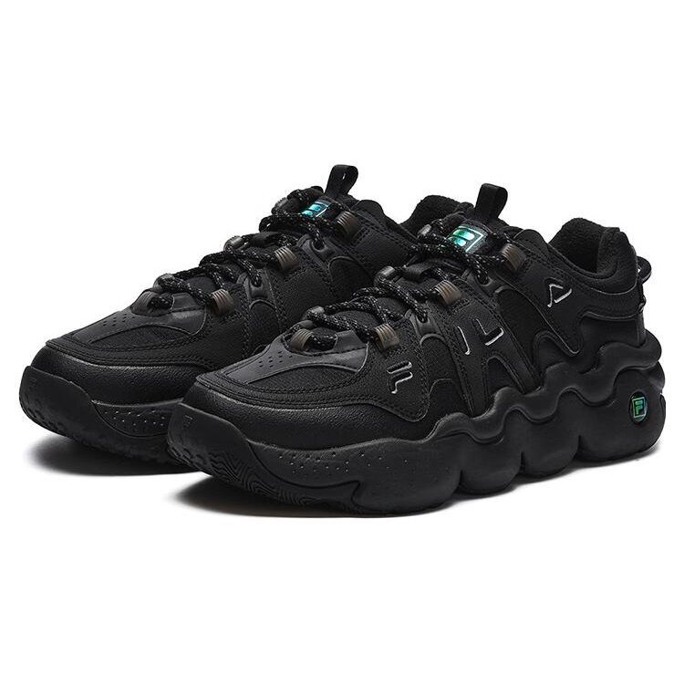 Panini Low Retro Basketball Sneakers "Black"