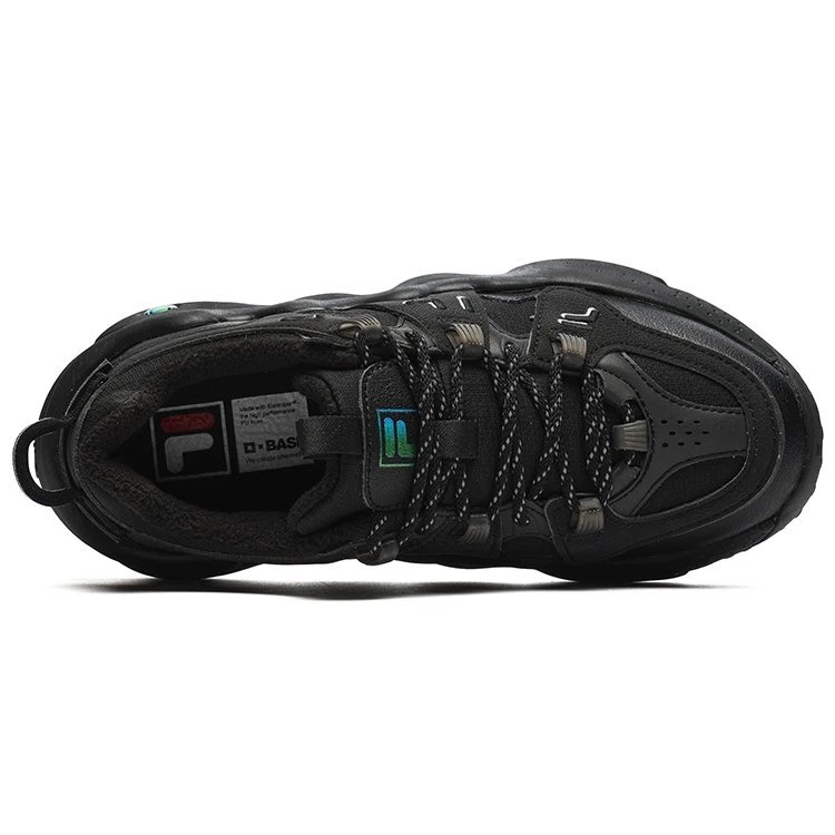 Panini We Velour Retro Basketball Shoes "Black"