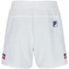 Pattern White Men’s 5" Tennis Shorts