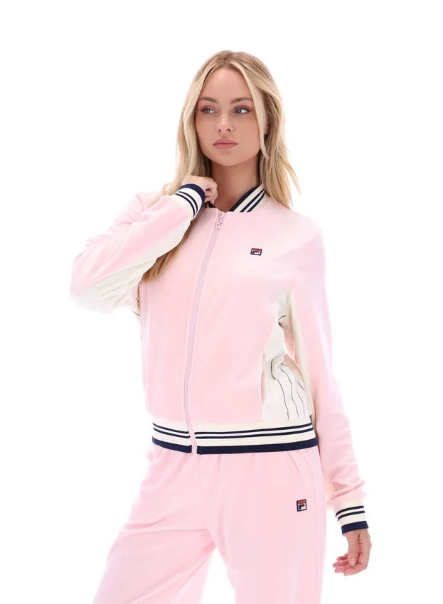 Pinkaboo Jenesis Baseball Zip Up Track Top