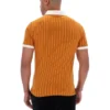 Pumpkin Spice BB1 Classic Vintage Striped Polo