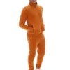 Pumpkin Spice Nero Velour Track Top