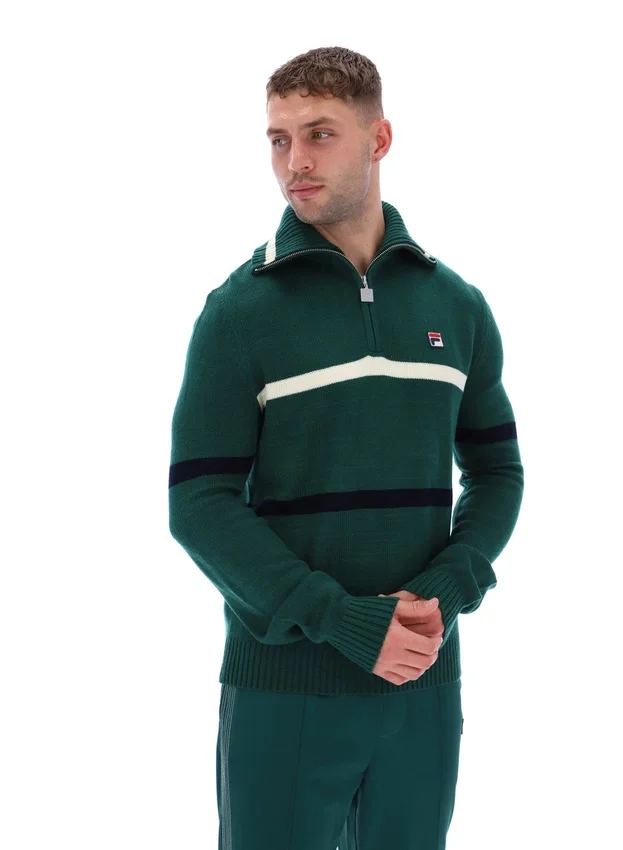 Rain Forest Camilo Knitted Half Zip Jumper