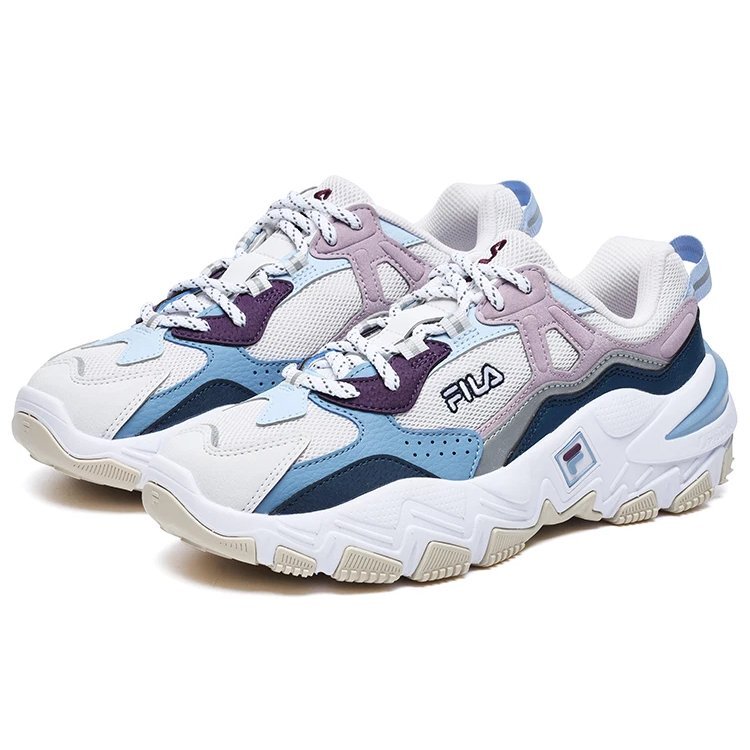 Ray Tracer 2 Retro Shoes "White Blue Pink"