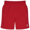 Red Men’s 5" Tennis Shorts with Inner