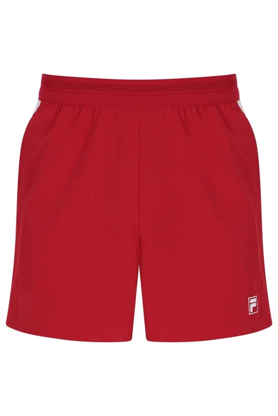 Red Men’s 5" Tennis Shorts with Inner