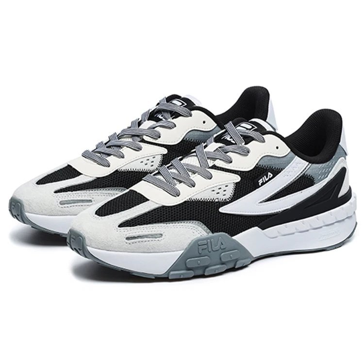 RENNO Classics Sneakers "White Grey Black"