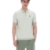 Sea Foam Marty Zip Polo