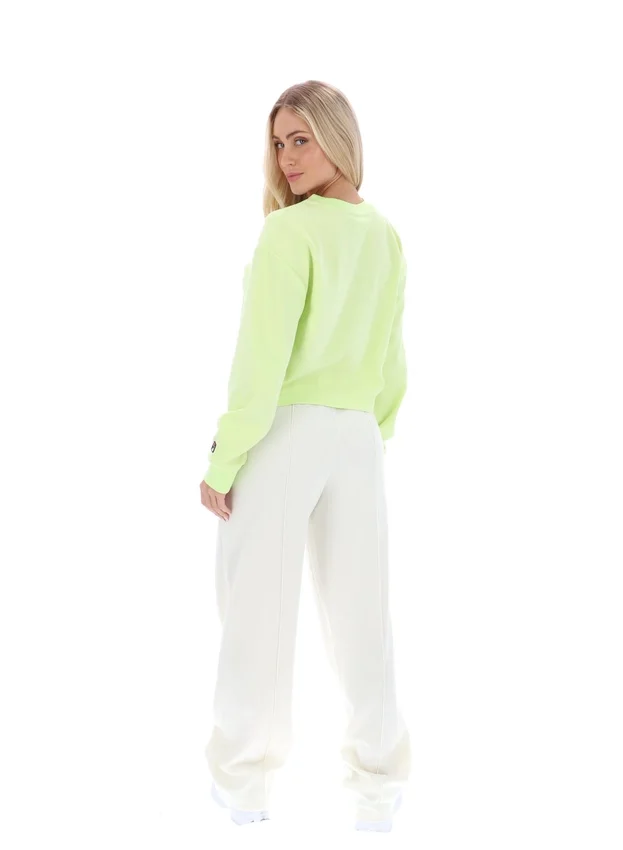 Shadow Lime Jorie Wide Crew Neck Sweatshirt