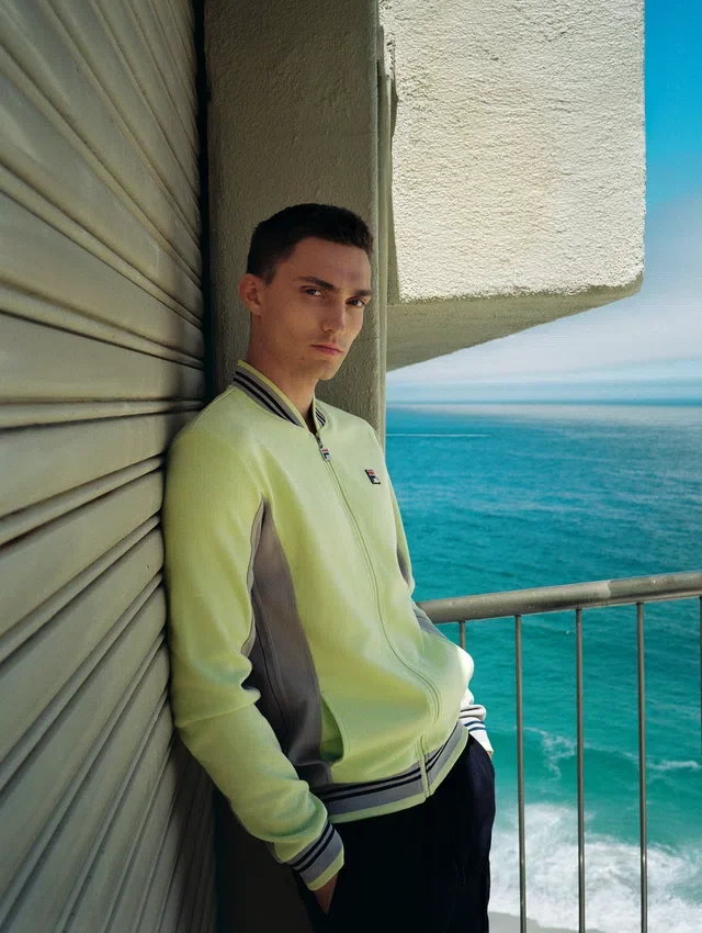 Shadow Lime Settanta Baseball Track Top