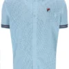 Skyway Domenico Crochet Knitted Shirt with Contrast Tipping