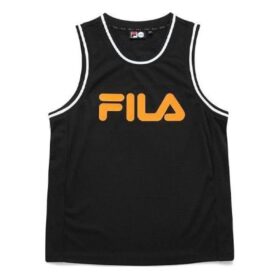 Solid Sleeveless T-Shirt "Black Yellow"