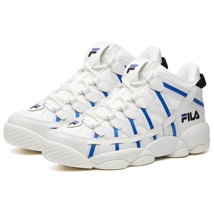 Spaghetti Mid White/Blue