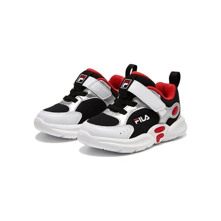 Sport Sneakers "Silver Black Red"