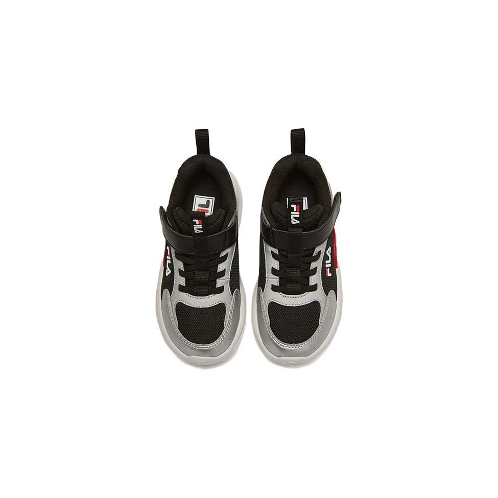 Sport Sneakers "Silver Black Red"