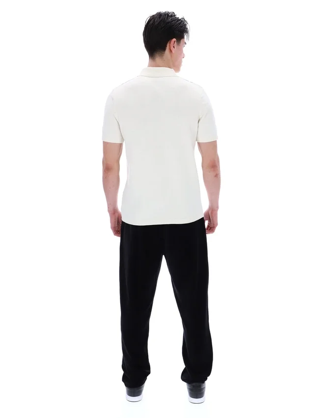 Sterling Blue Buddy Bowling Style Knitted Polo