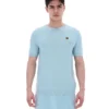 Sterling Blue Don Textured Knitted T-Shirt