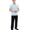 Sterling Blue Marty Zip Polo