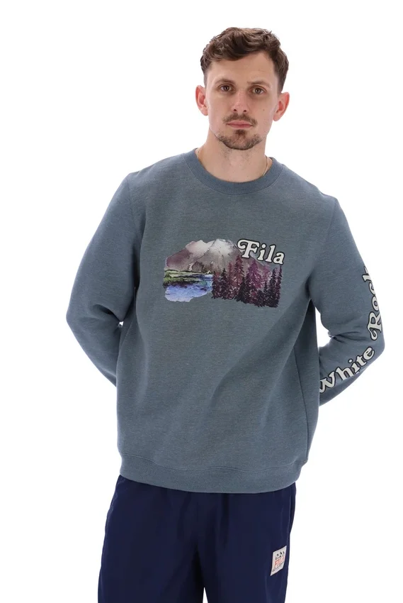 Stormy Weather Len Graphic Crew Sweatshirt