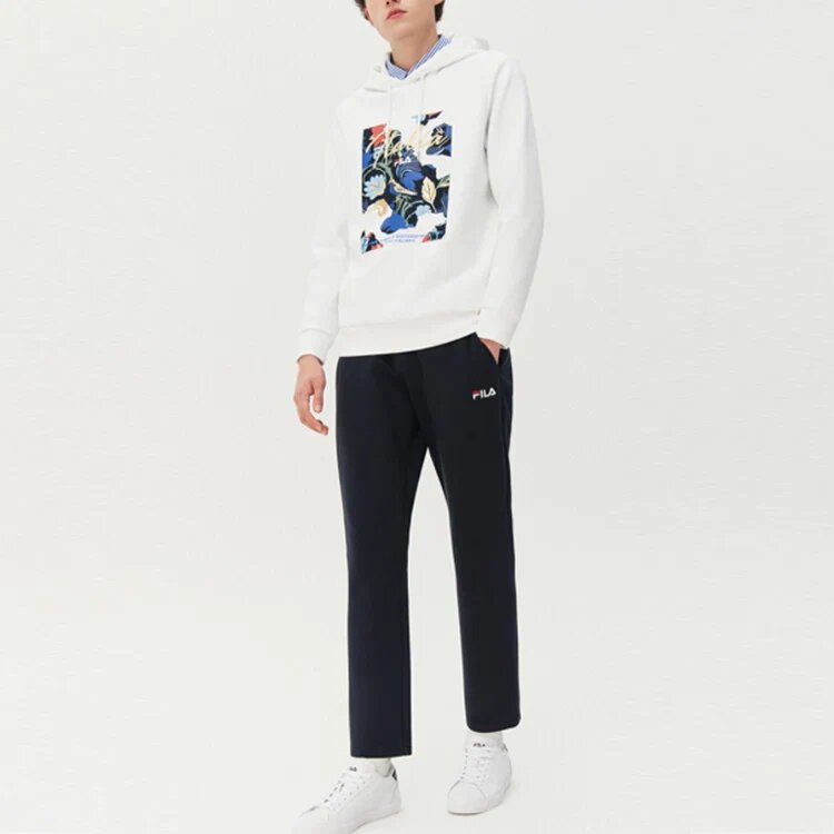 Straight Casual Pants Stay Warm Sports Knit Long Pants Blue