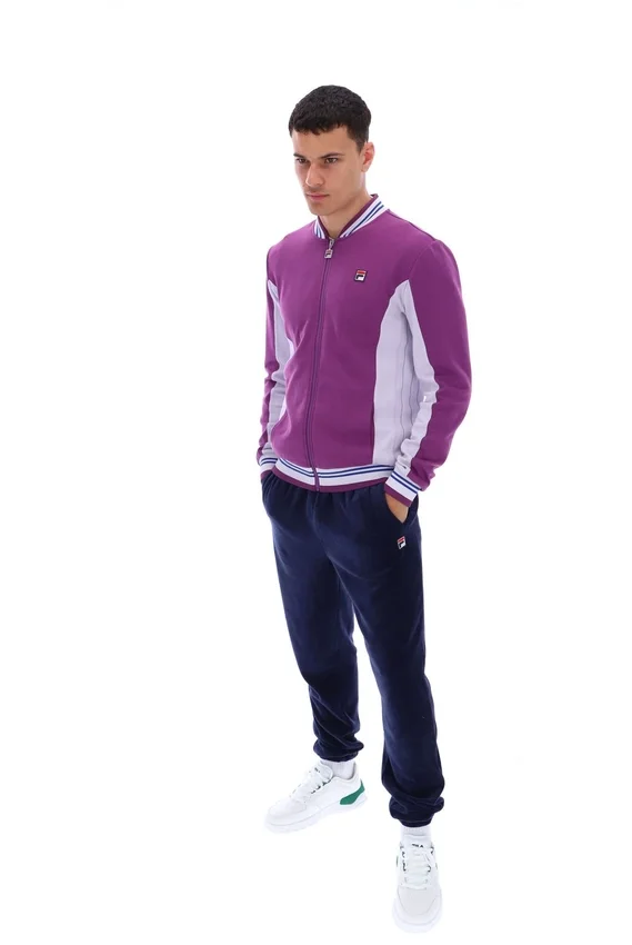 Sunset Purple Settanta Baseball Track Top