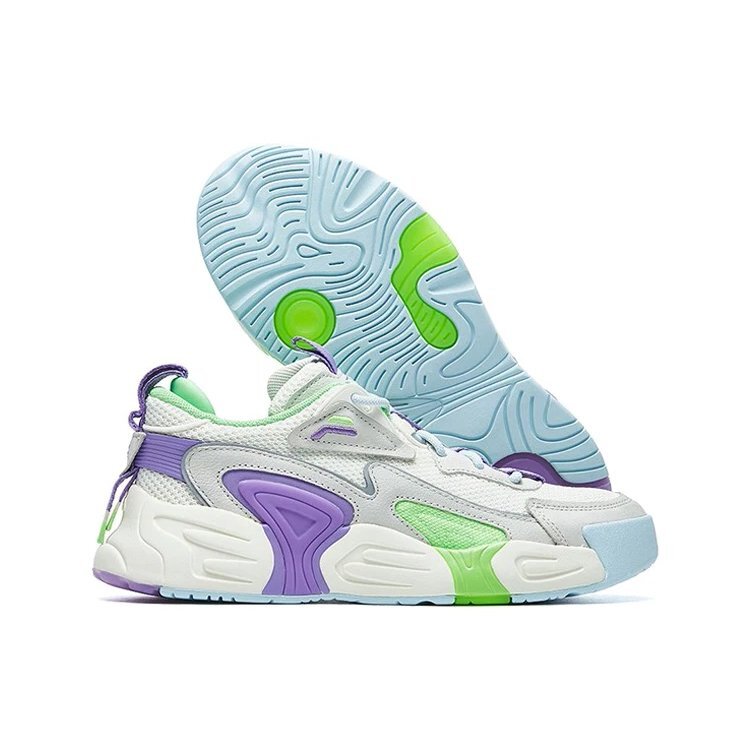 SWARM low swirl sneakers Purple/white/grey